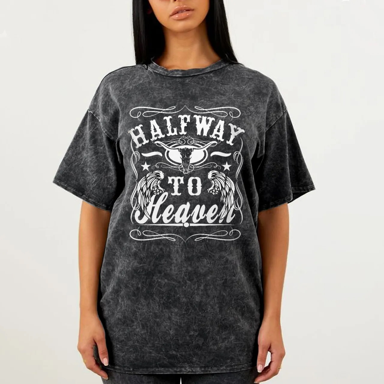 Halfway To Heaven Garment-dye Tees