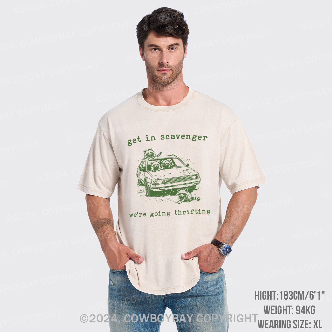 Get In Scavenger We're Going Thrifting Garment-dye Tees