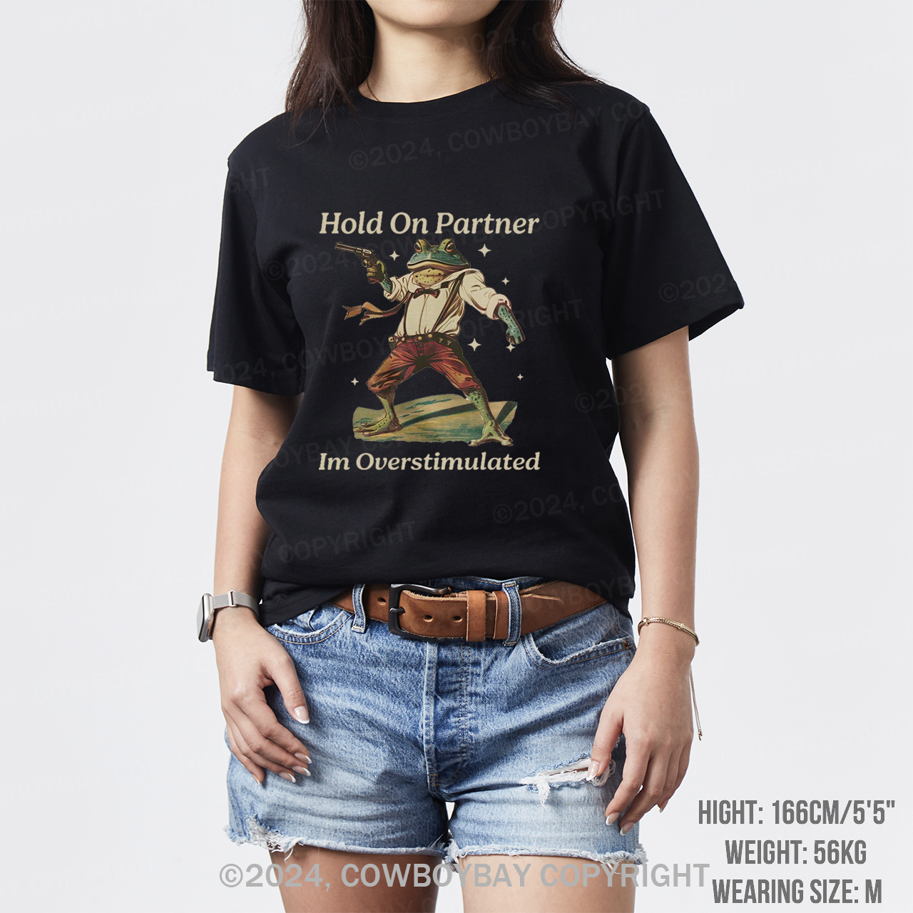 Hold On Partner Im Overstimulated T-Shirts