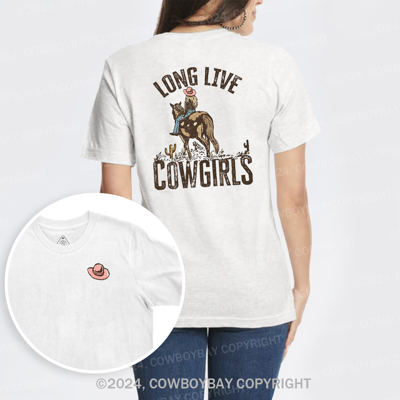 Cowboybay,Long Live Cowgirls T-Shirts