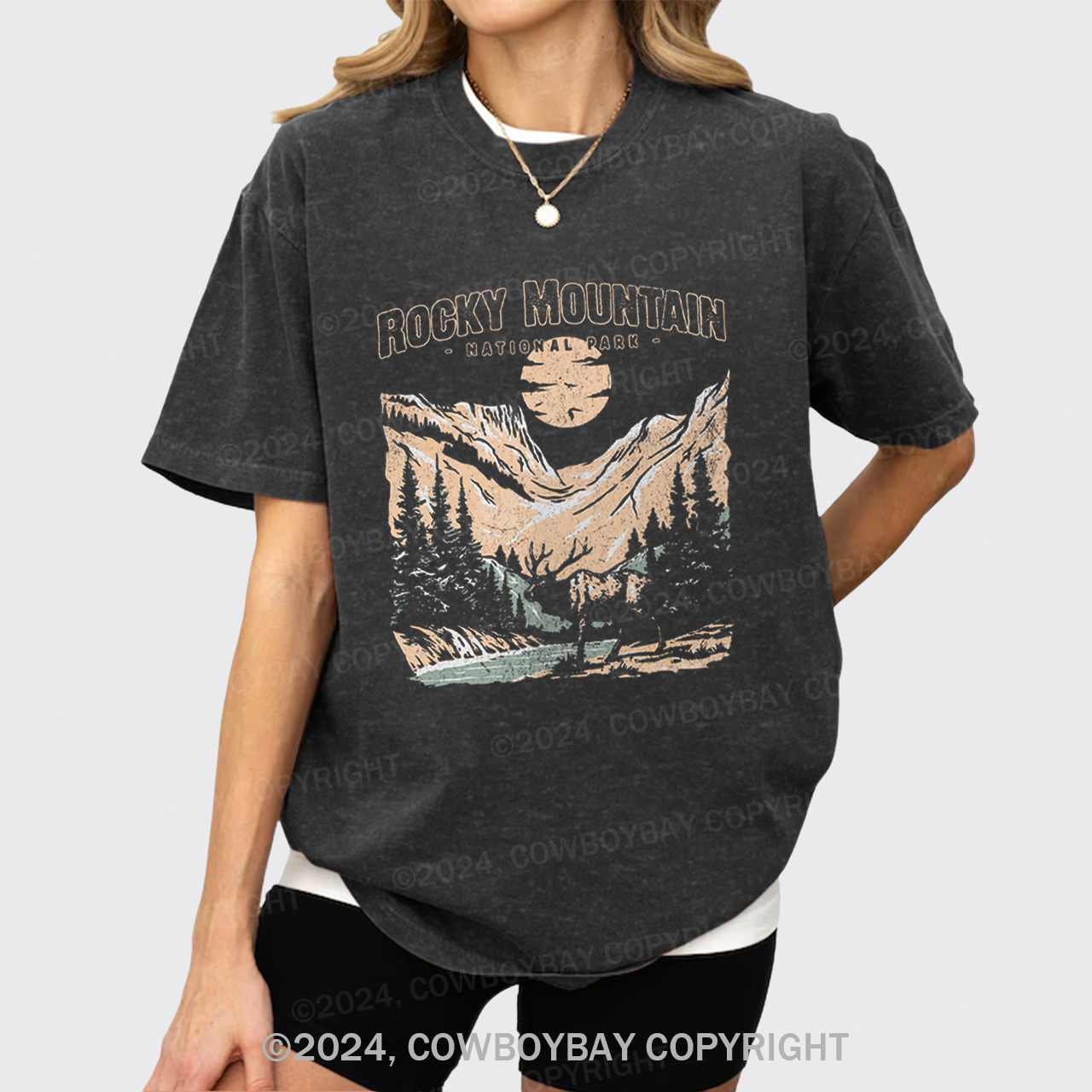 Rocky Mountain National Park Garment-dye Tees