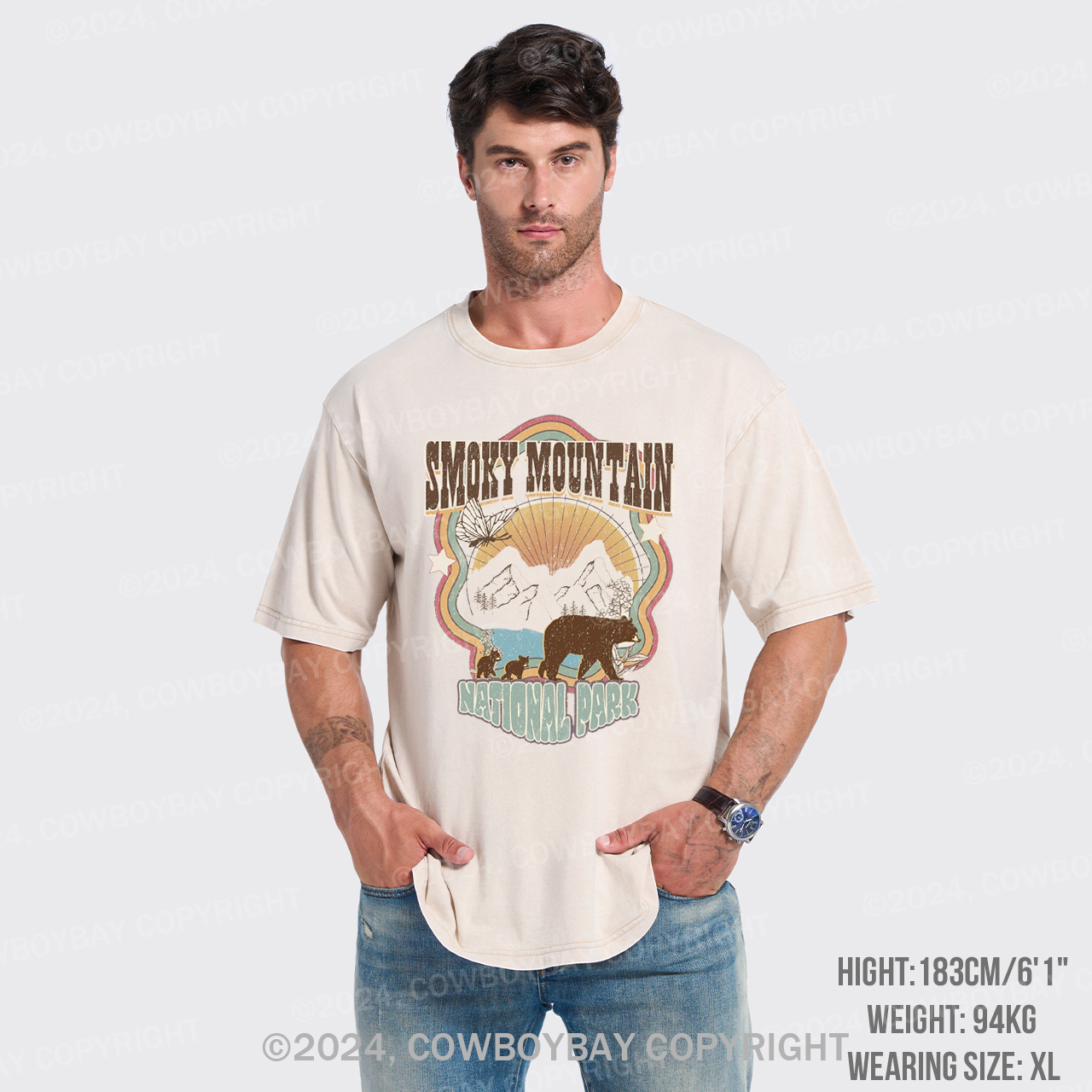 Smoky Mountains National Park Garment-dye Tees