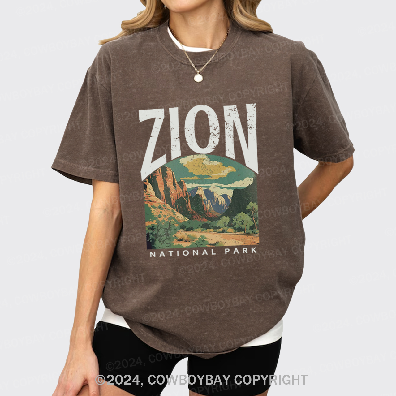 Zion National Park Garment-dye Tees