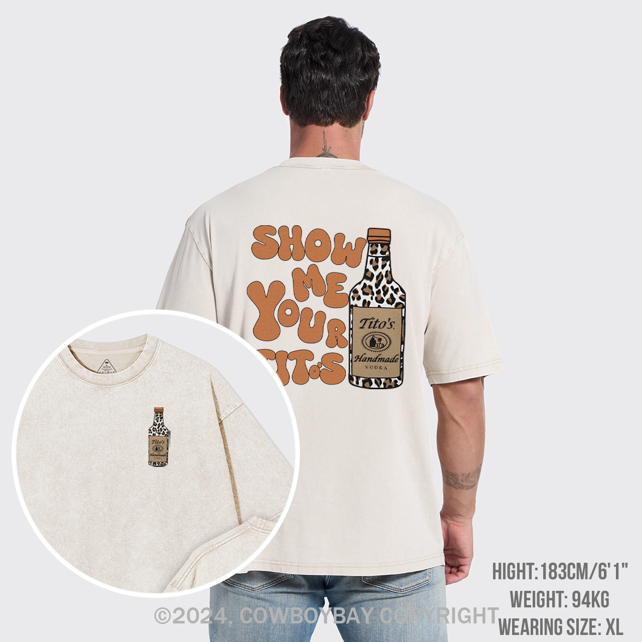 Show Me Your Tito's Vodka Garment-dye Tees