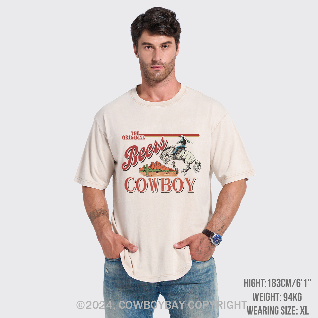 Take The Beers To The Desert  Garment-dye Tees