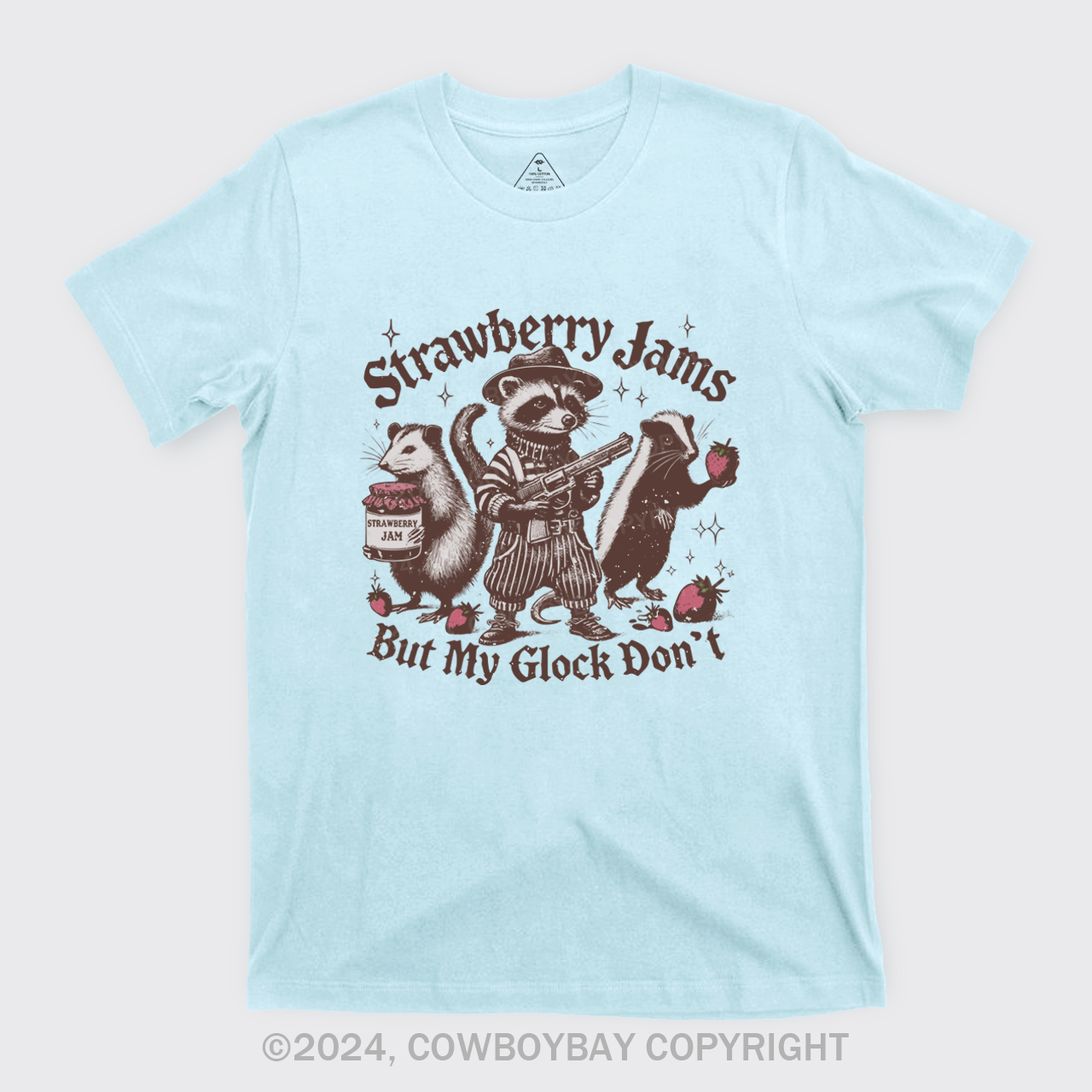 Strawberry Jams But My Glock Don't T-Shirts