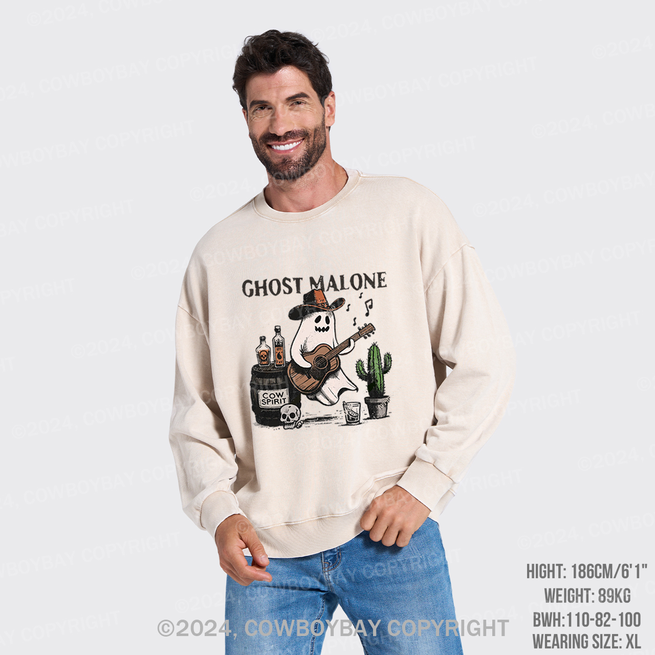 Sit Down And Listen To Me Play Washed Sweatshirts