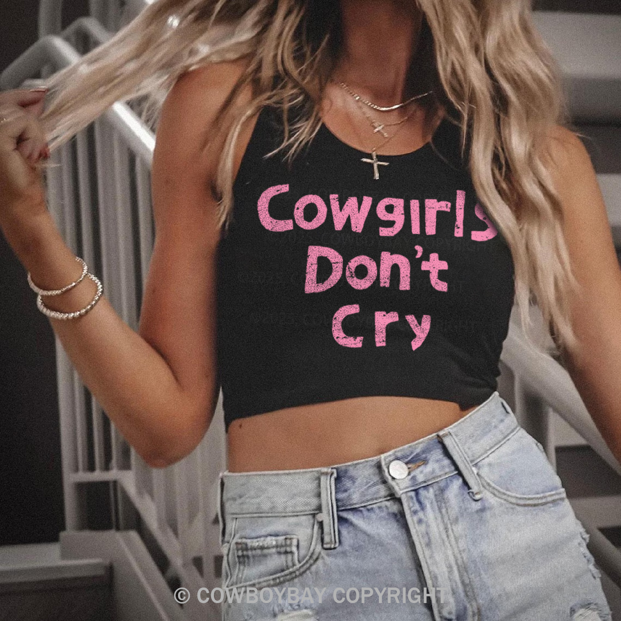 Cowgirls Don't Cry Tank Top