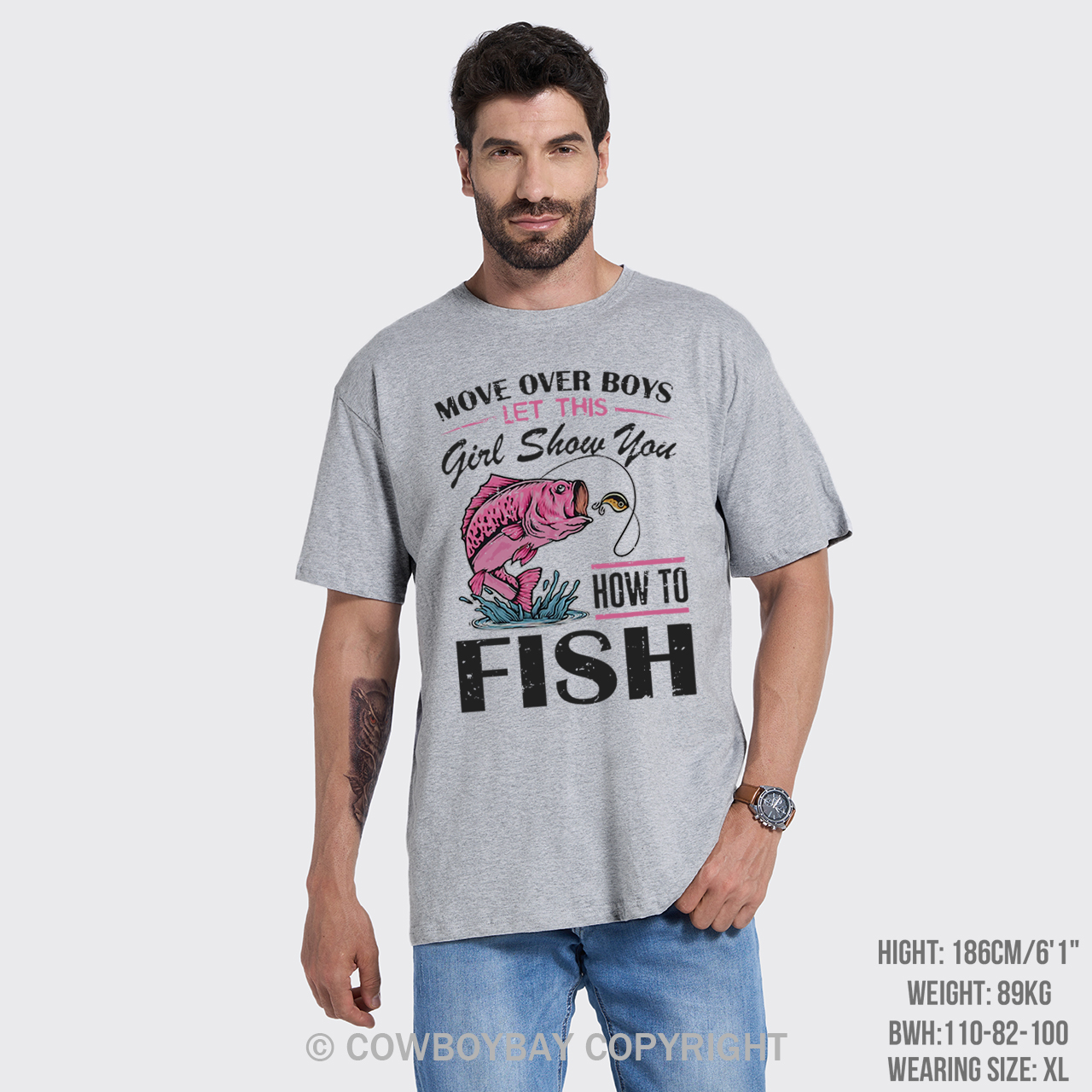 Move Over Boys Fishing T-Shirts