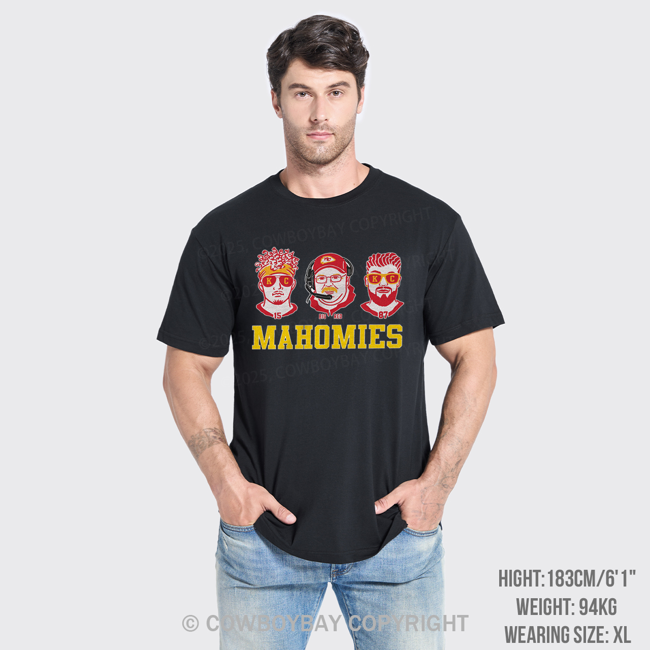 Funny KC Football Mahomies T-Shirts