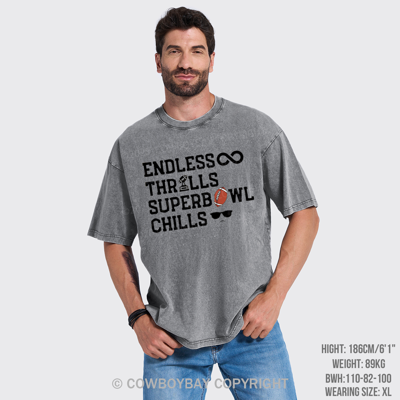 Super Bowl Garment-dye Tees