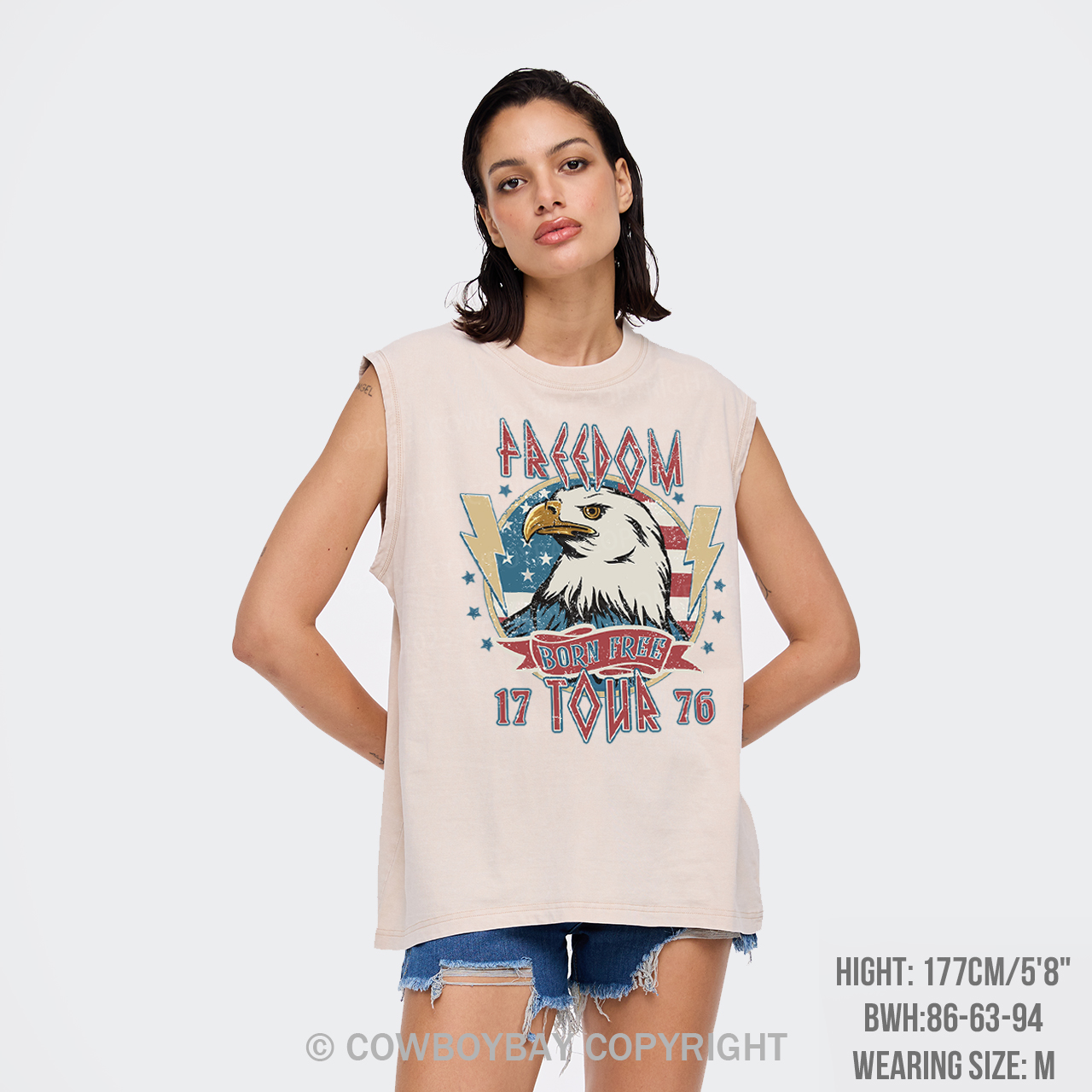 Born Free 1776 Washed Tanks