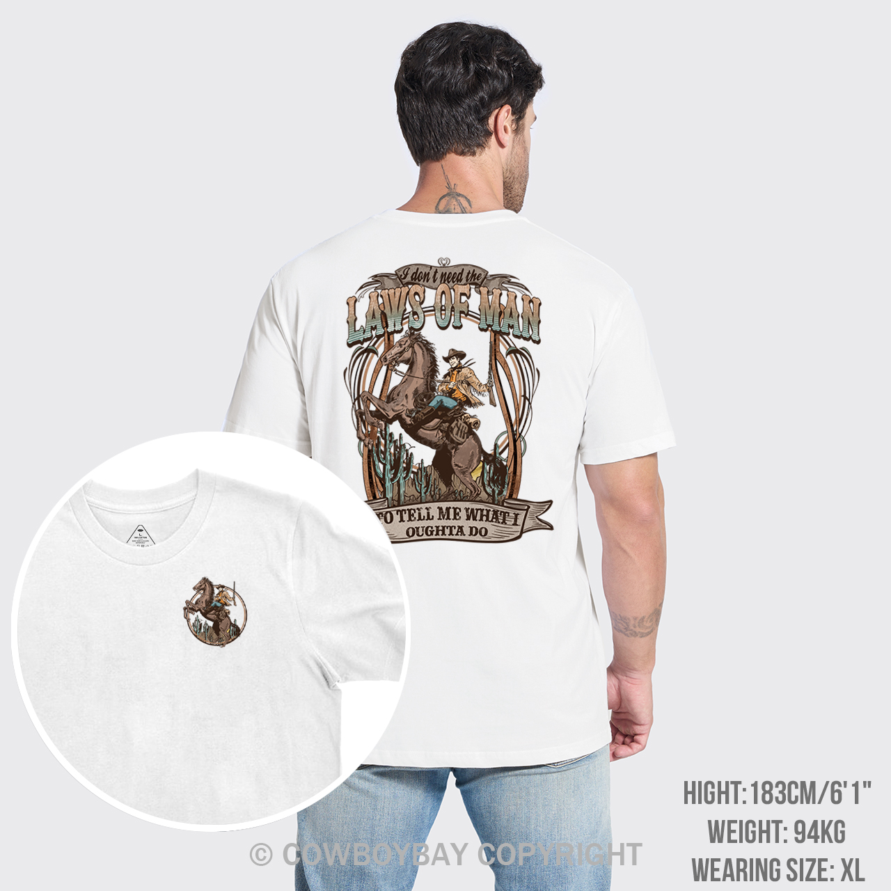 I Don't Need The Laws Of Cowboy T-Shirts