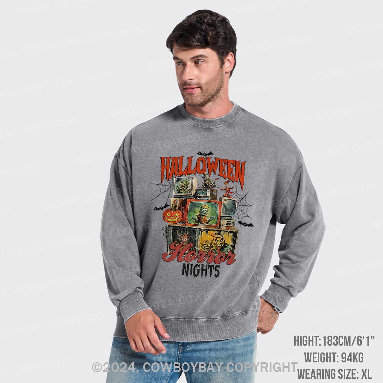 Halloween Horror Nights Washed Sweatshirts