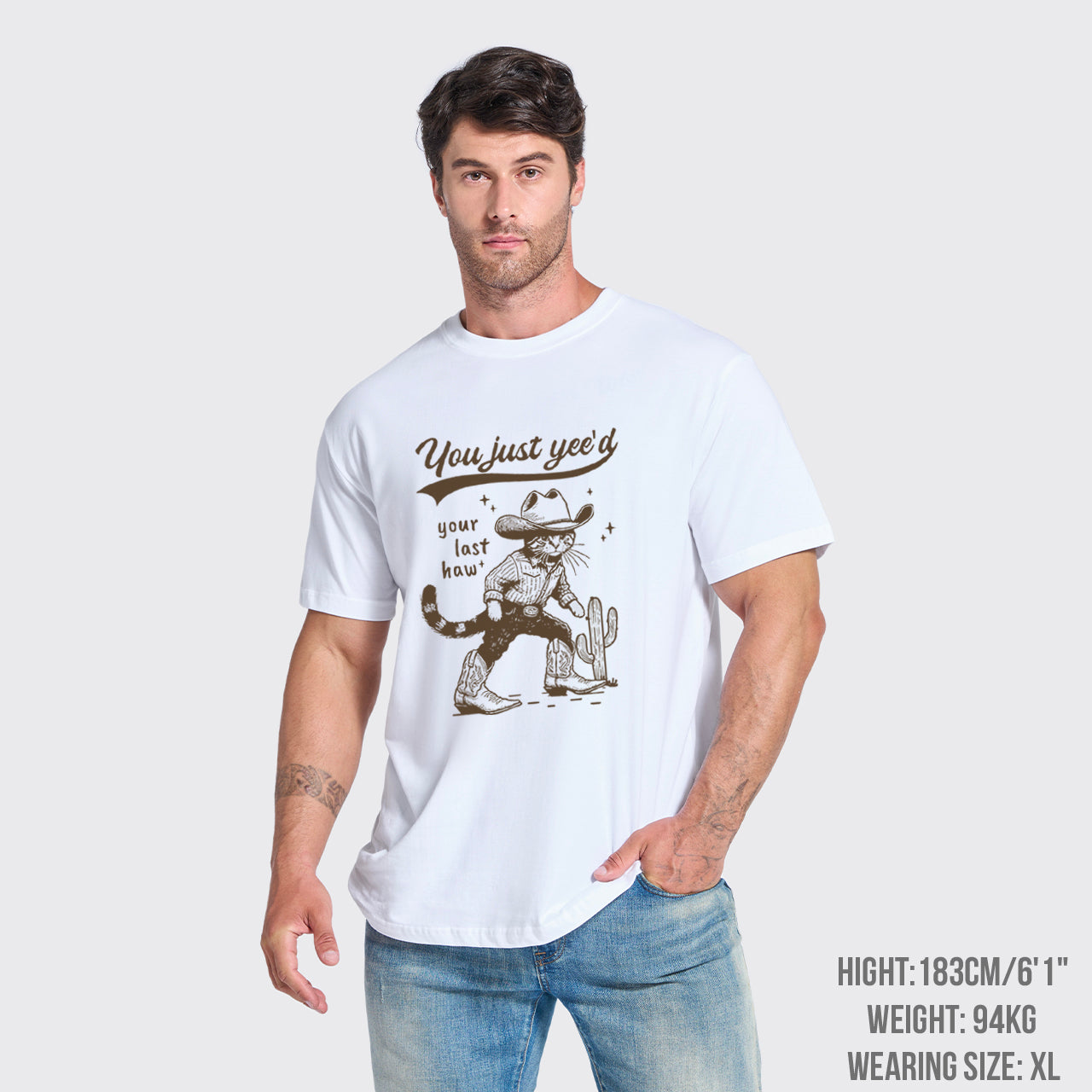 Cowboy Cat-You Just Yee'd Your Last Haw T-Shirts