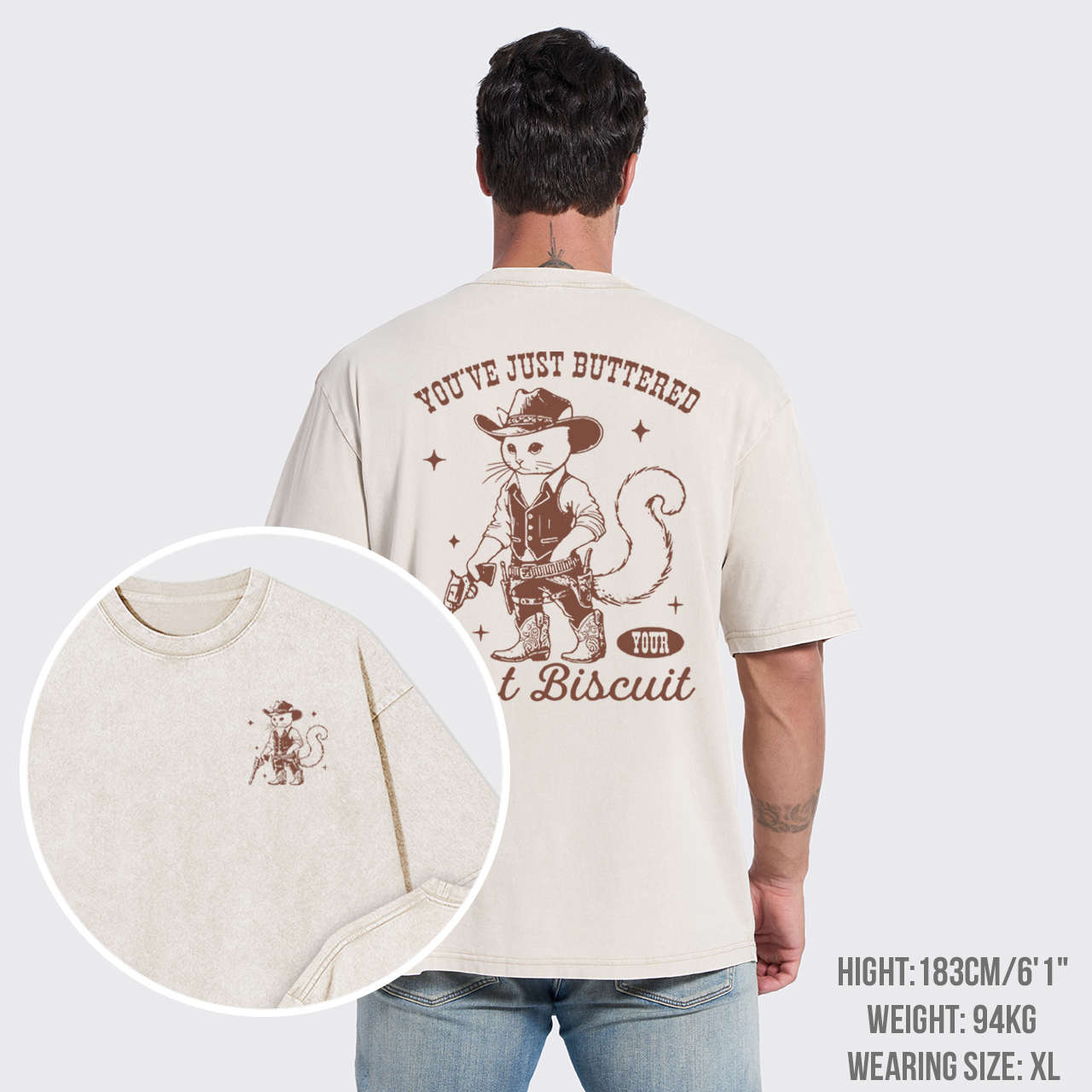 You've Just Buttered Your Last Biscuit Garment-dye Tees