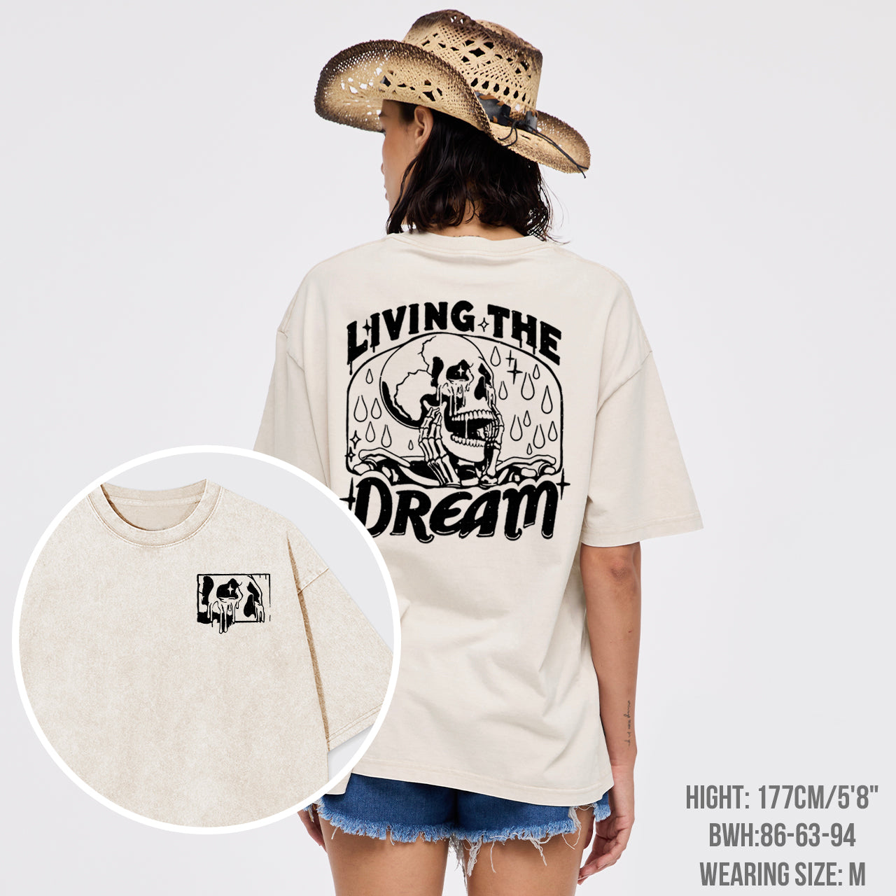 Living The Dream Garment-dye Tees