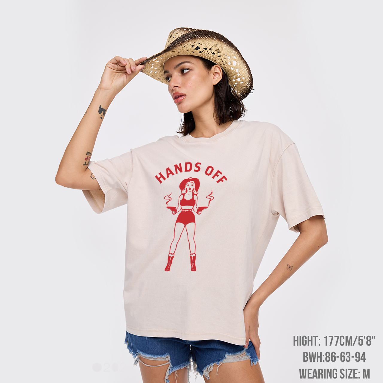 Hands Off Cowgirl Garment-dye Tees