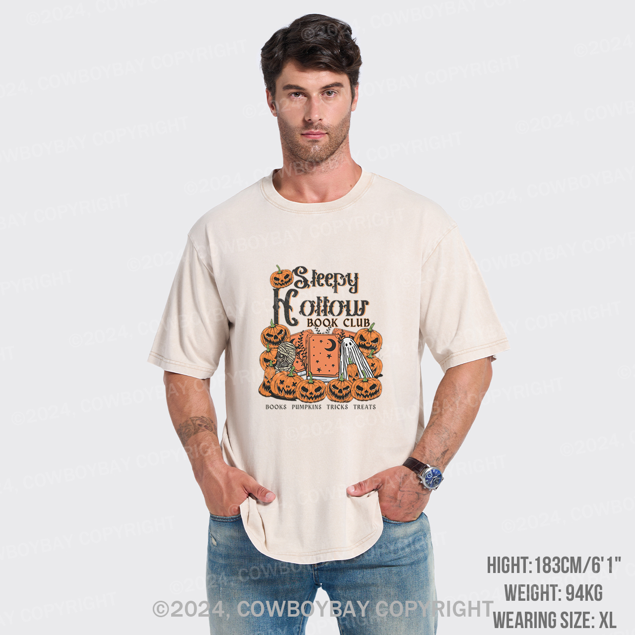 Sleepy Hollow Book Club Garment-dye Tees