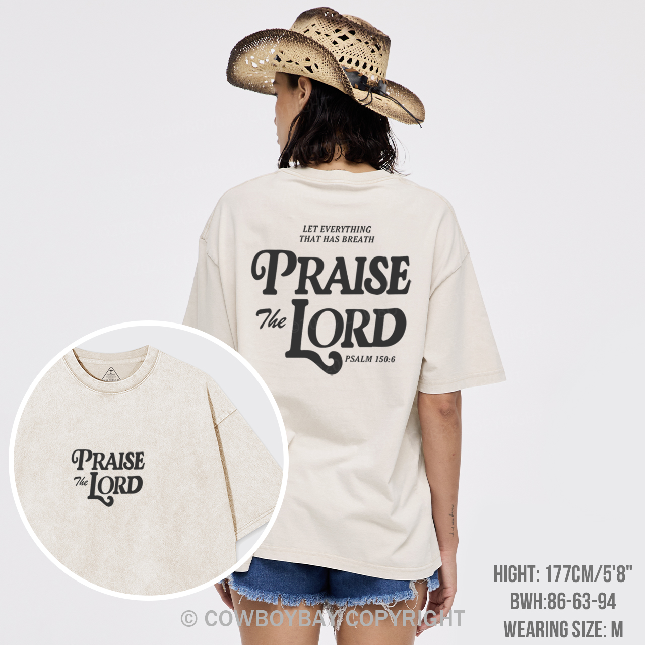 Praise The Lord Garment-dye Tees