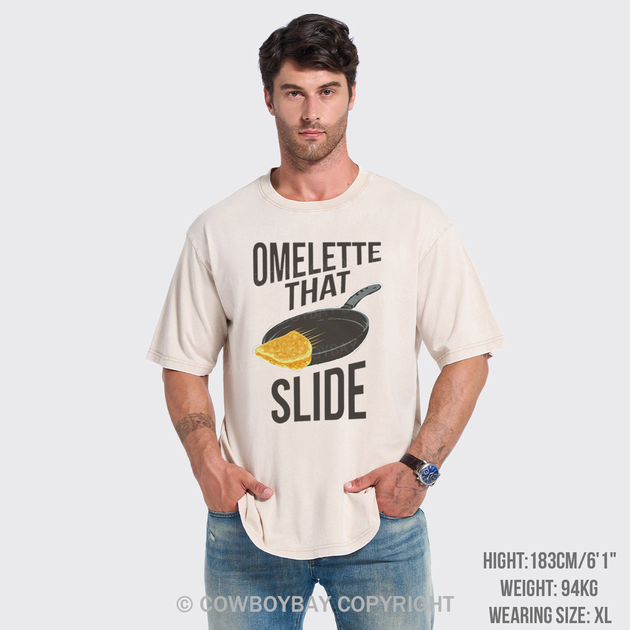 Omelette That Slide Garment-dye Tees