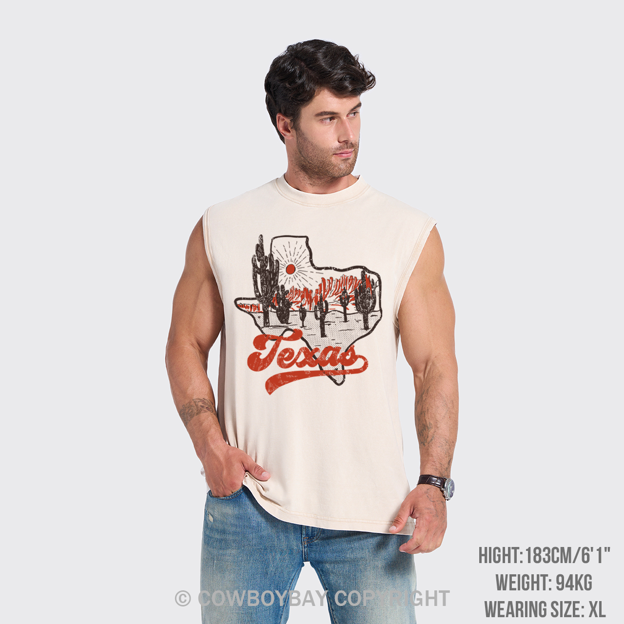 Texas Sunset Vintage Washed Tanks