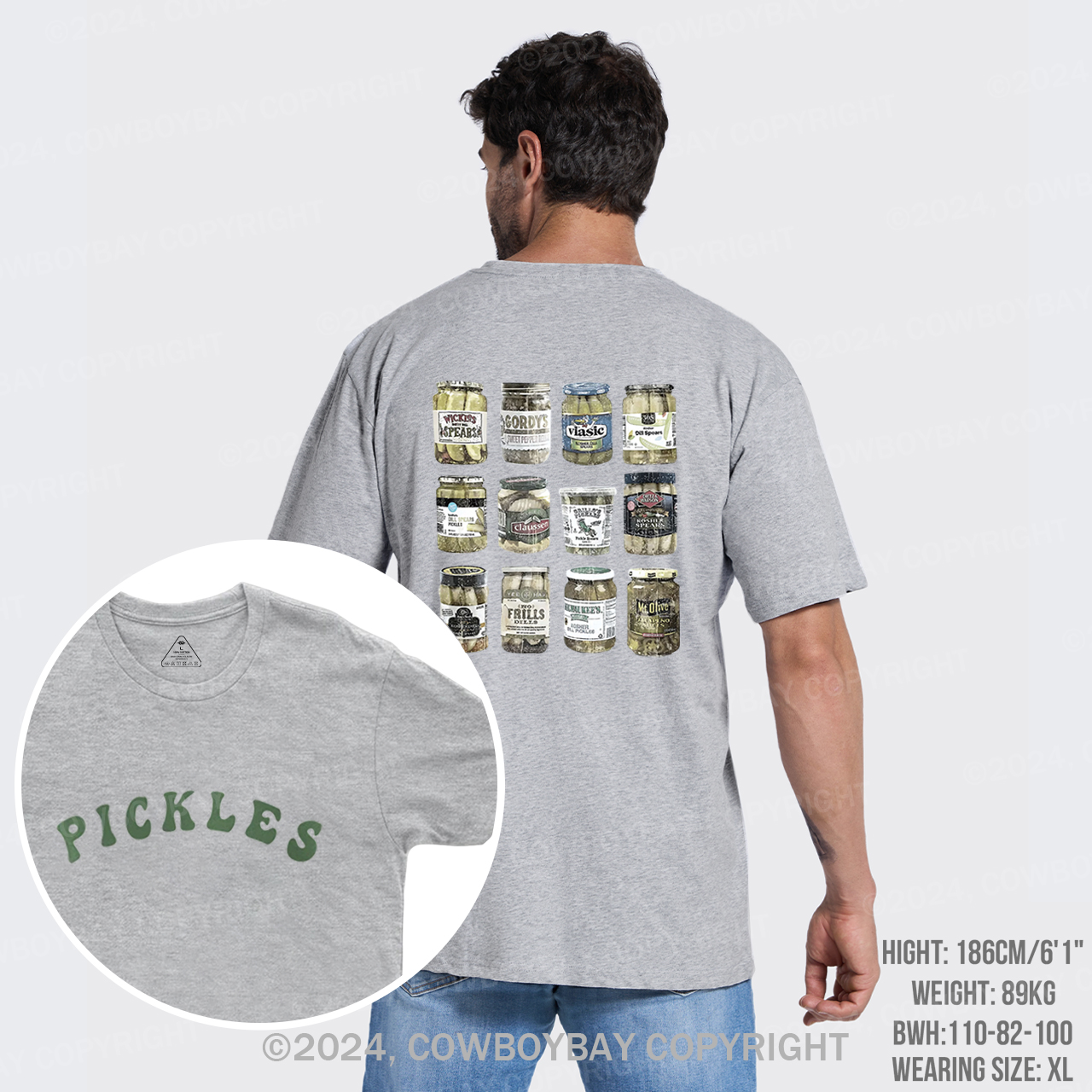 Canned Pickles Lovers Vintage T-Shirts