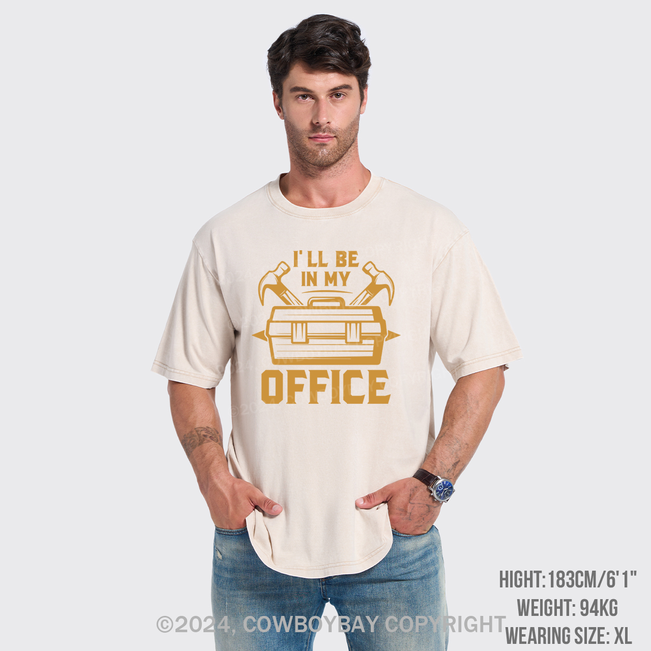 I’ll Be In My Office Garment-dye Tees