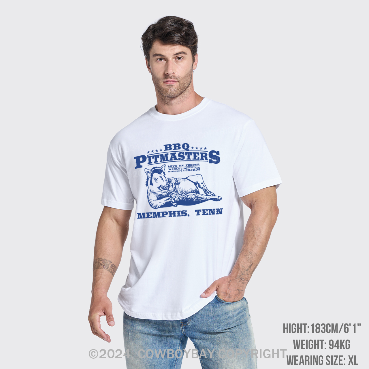 BBQ Pitmasters Memphis Tenn T-shirt