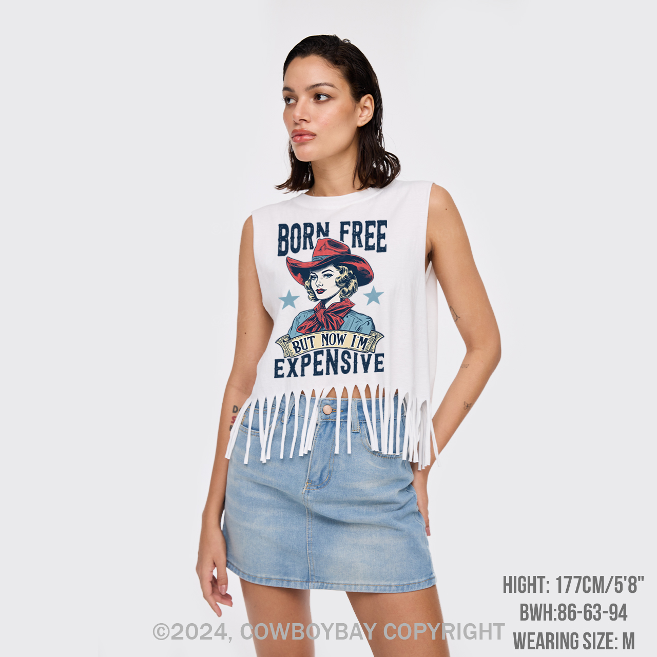 Born Free But Now I'm Expensive Fringe Tank