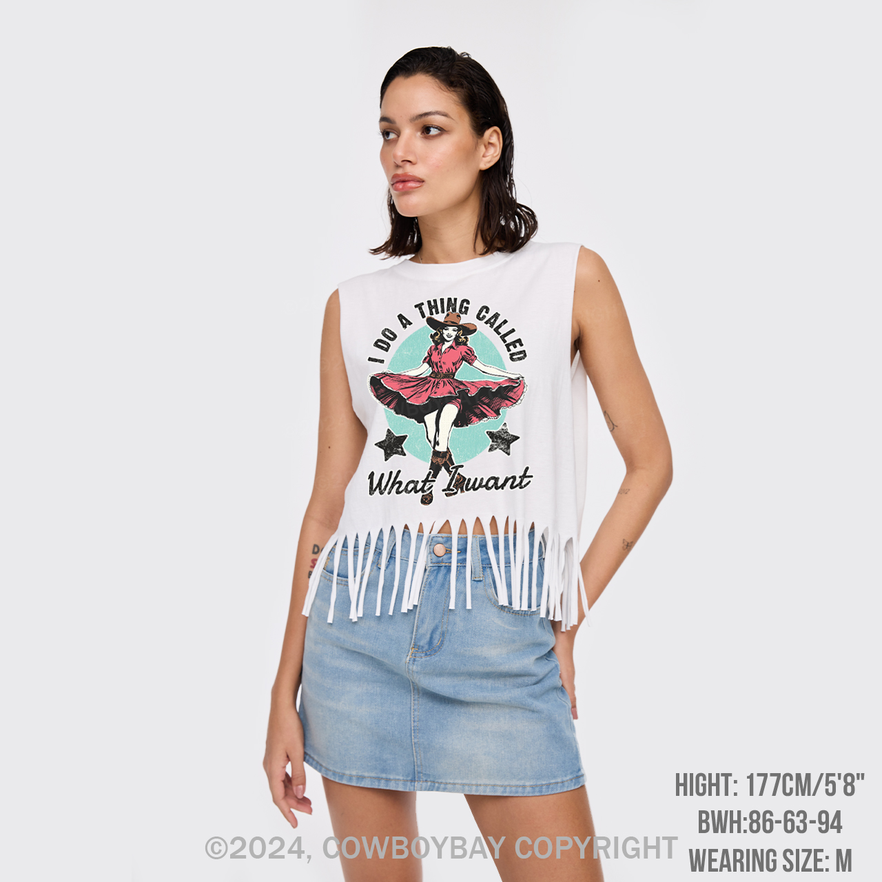 I Do A Thing Called What I Want Fringe Tank