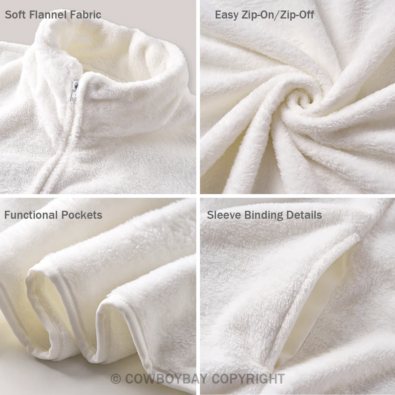 Vintage Digital Buffalo Pattern Fleece Jacket