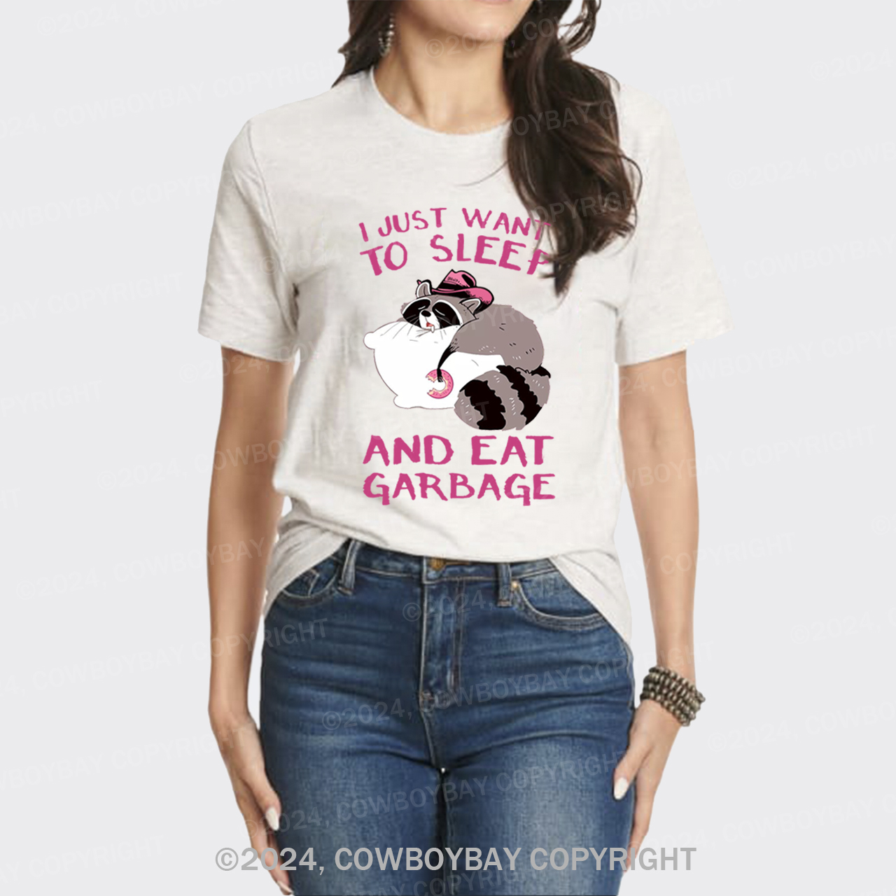 I Just Want To Sleep And Eat Garbage T-Shirts