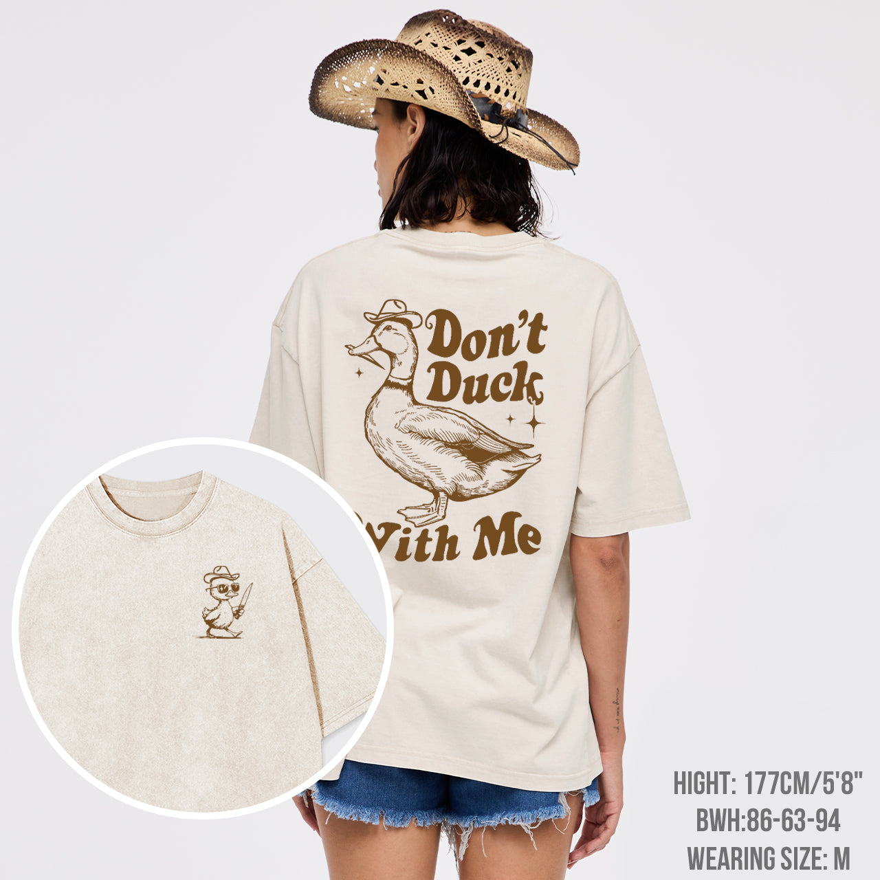 Vintage Funny Duck Garment-dye Tees