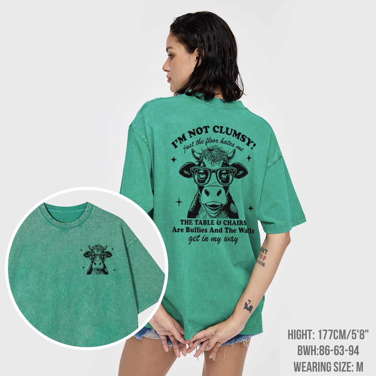 I'm Not Clumsy Garment-dye Tees