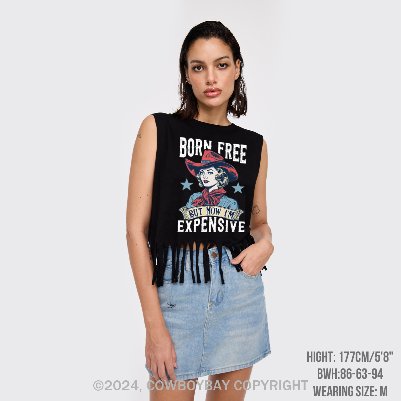 Born Free But Now I'm Expensive Fringe Tank