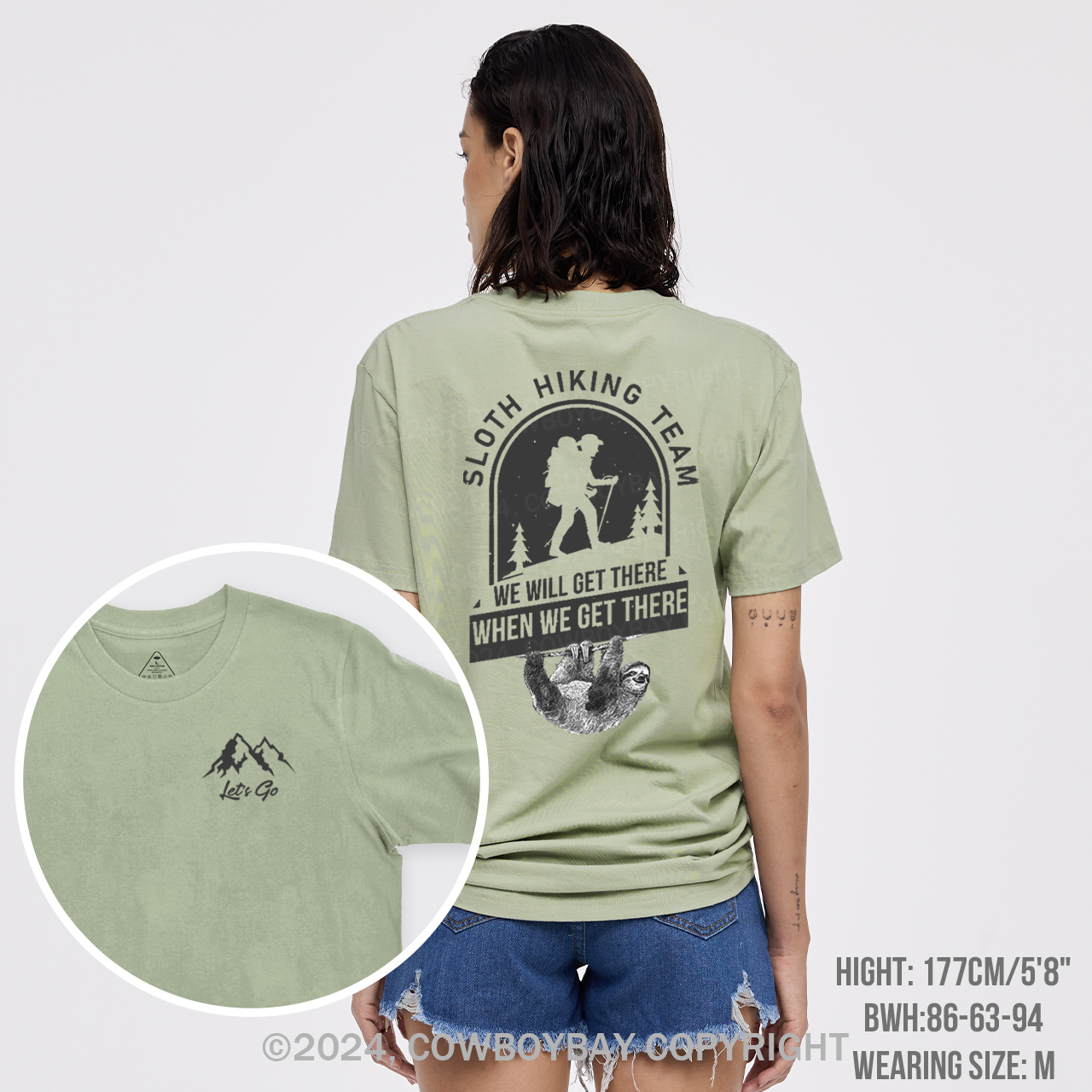Sloth Hiking T-Shirts