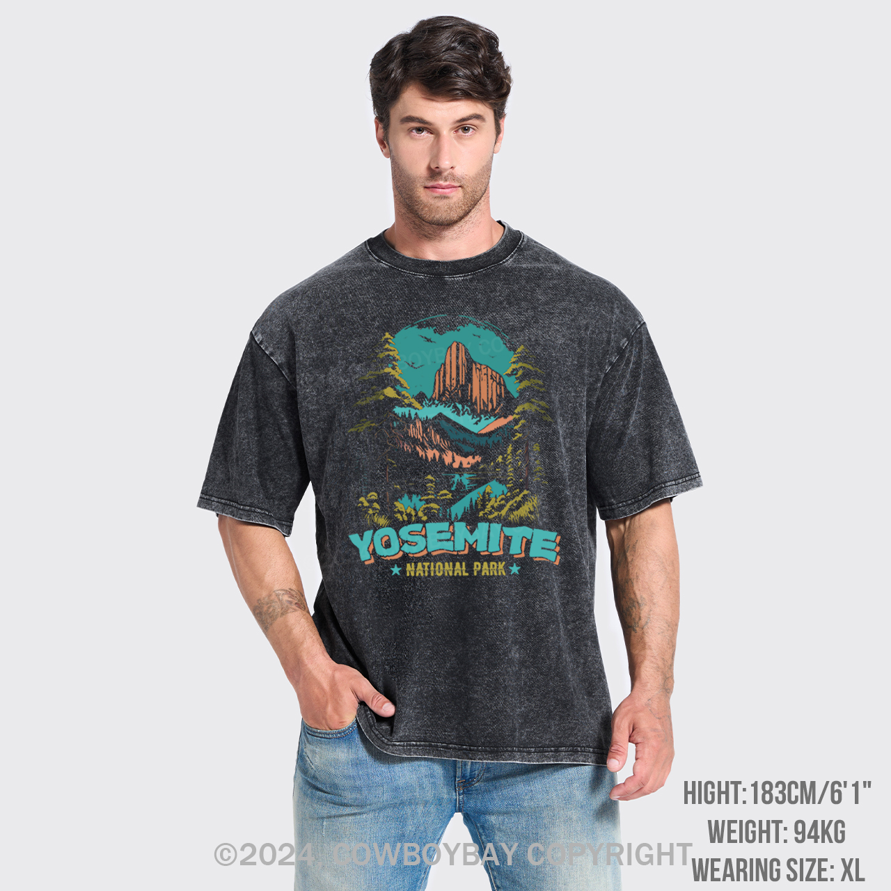 Yosemite National Park Garment-dye Tees