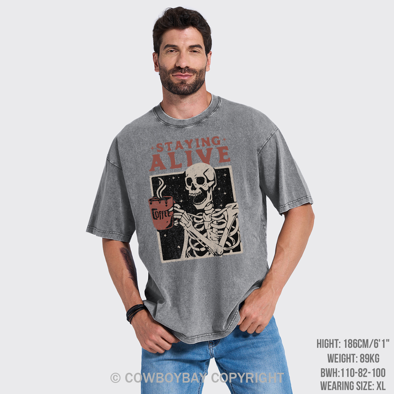 Staying Alive Garment-dye Tees