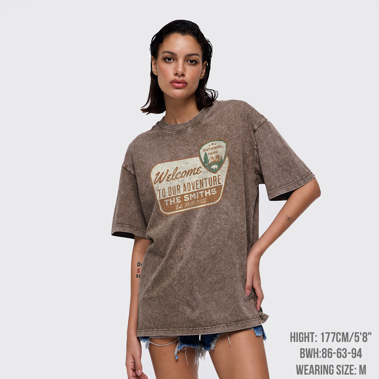 Personalized National Park Sign Garment-dye Tees