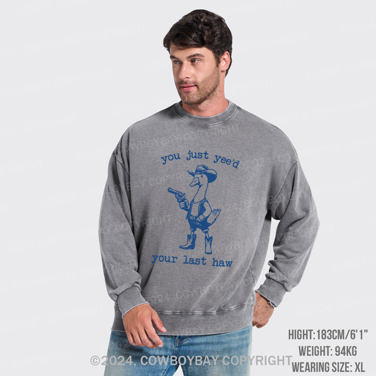Come On, Beg For Mercy Washed Sweatshirts