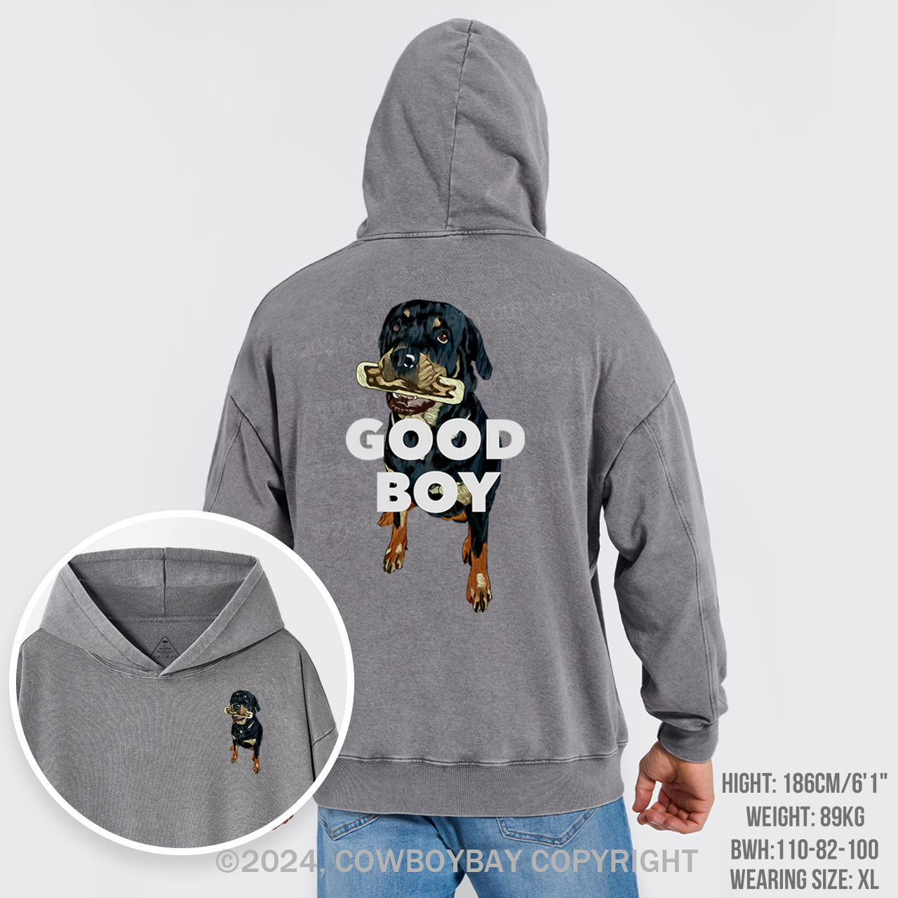 Good Boy Garment-Dye Hoodies