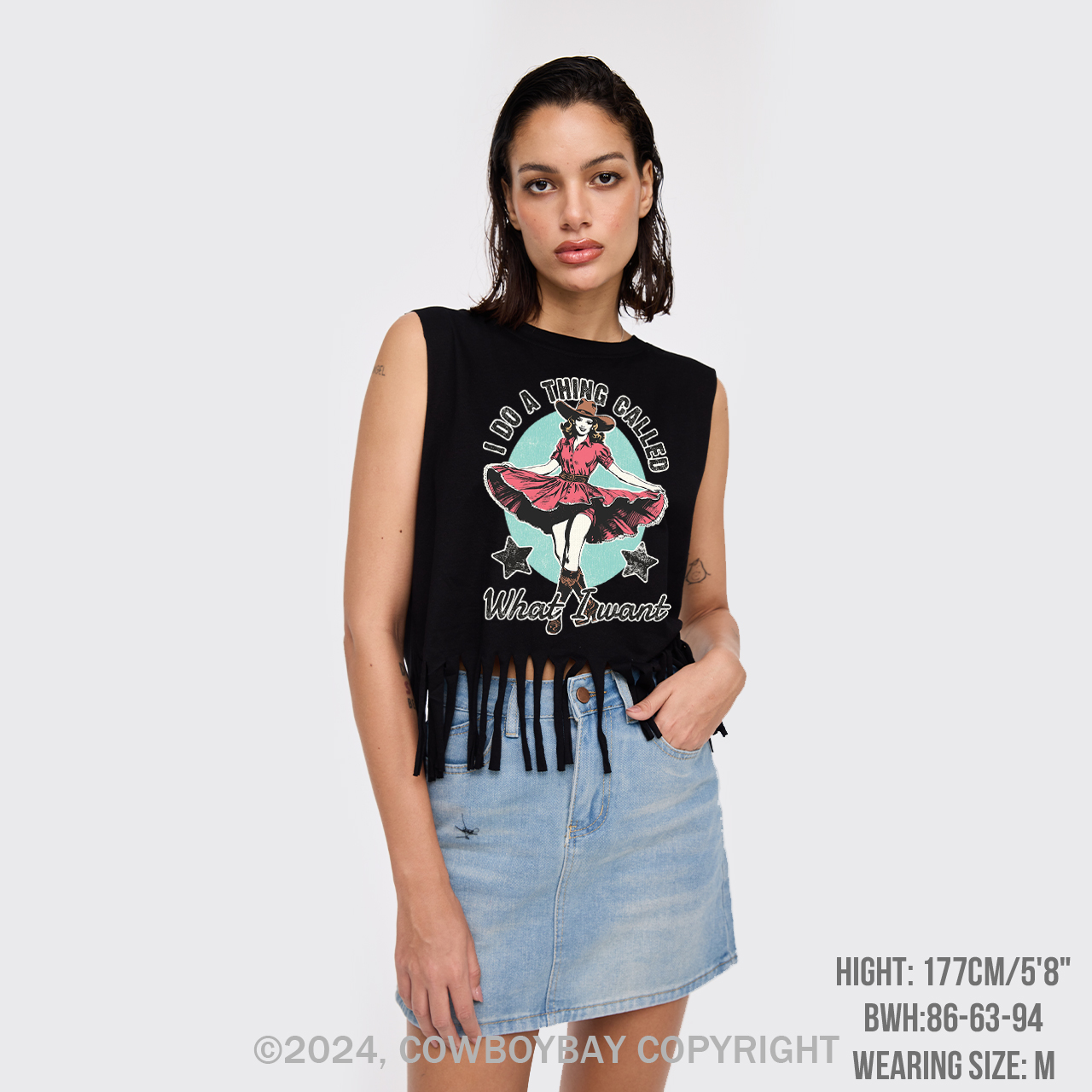 I Do A Thing Called What I Want Fringe Tank