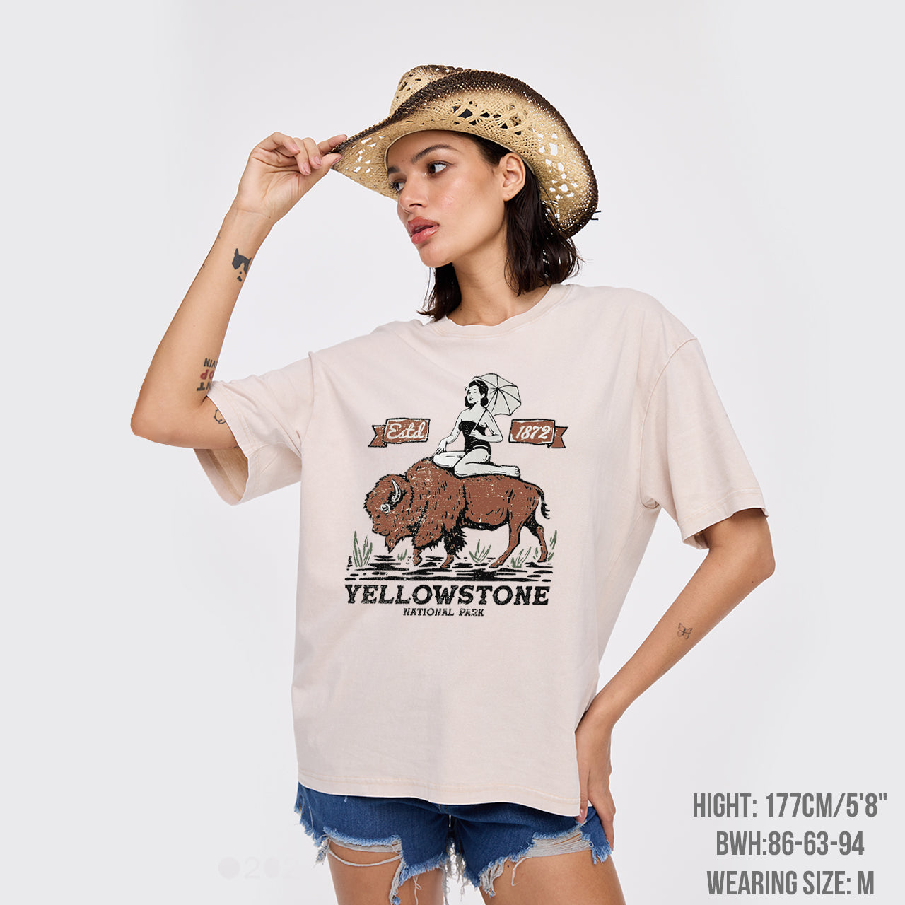 Vintage Yellowstone National Park Garment-dye Tees