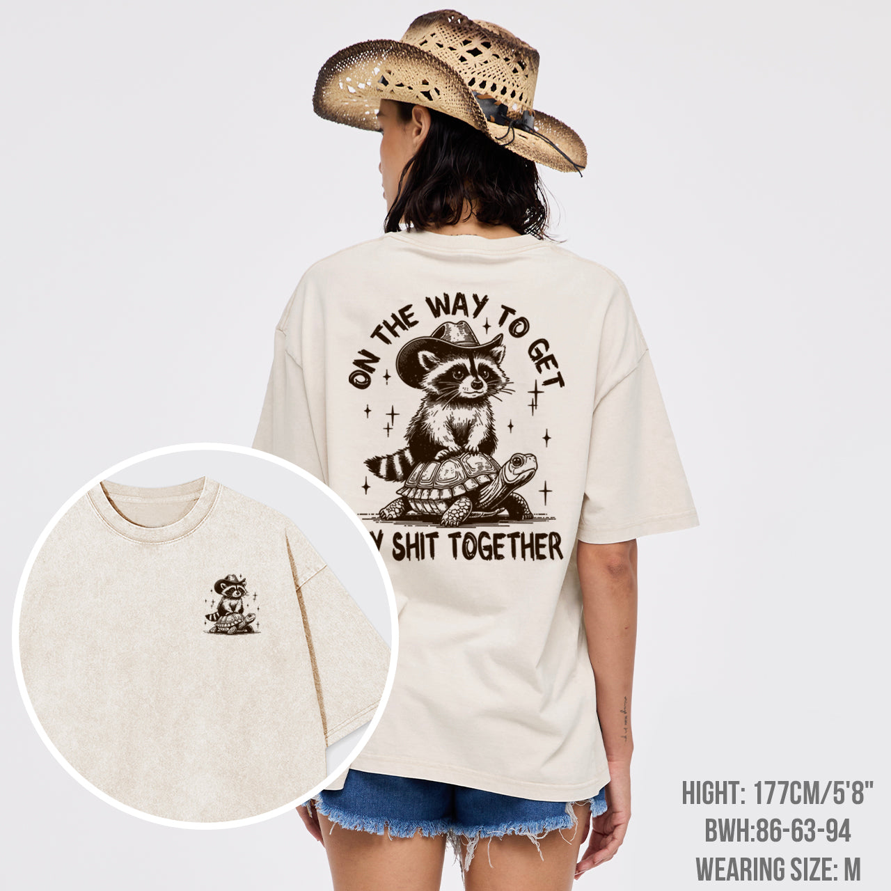 On The Way To Get My Shit Together Funny Garment-dye Tees