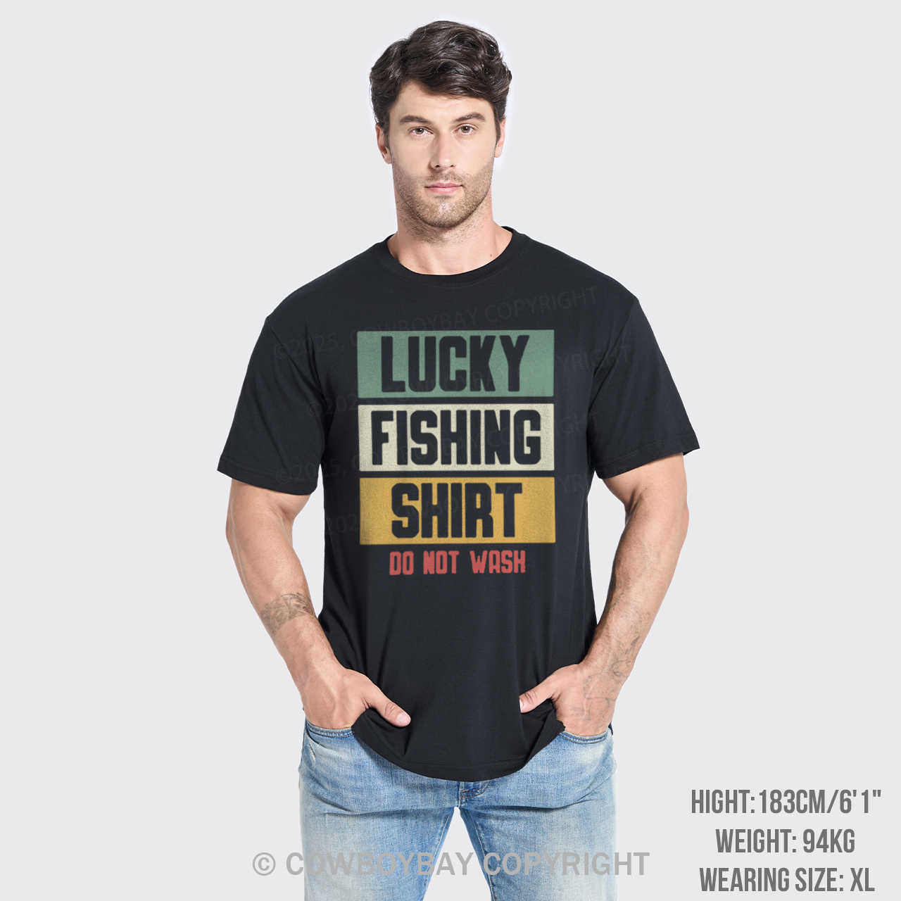 Lucky Fishing Shirt Do Not Wash T-Shirts