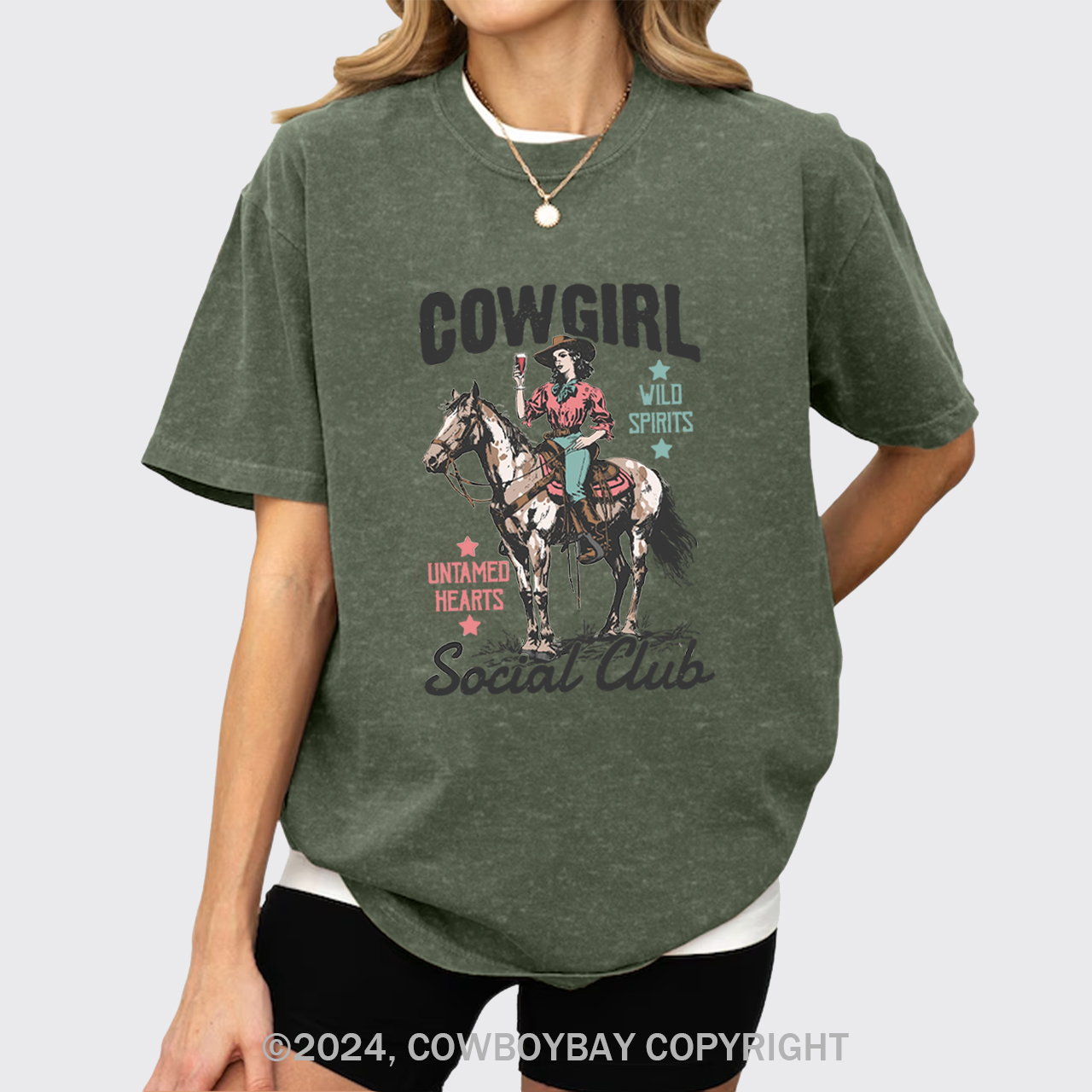 Cowgirl Social Club Garment-dye Tees