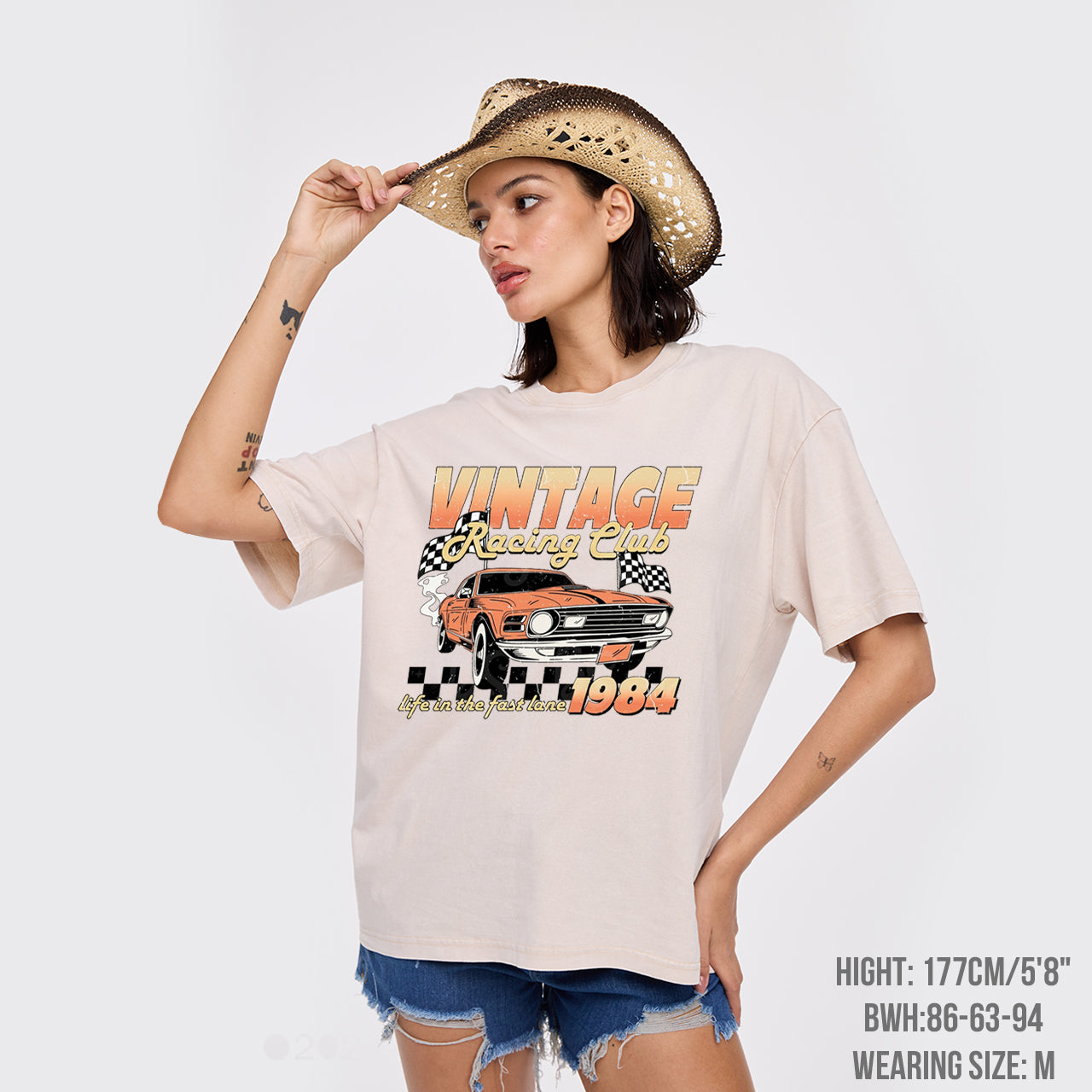 1984 Retro Racing Club Garment-dye Tees