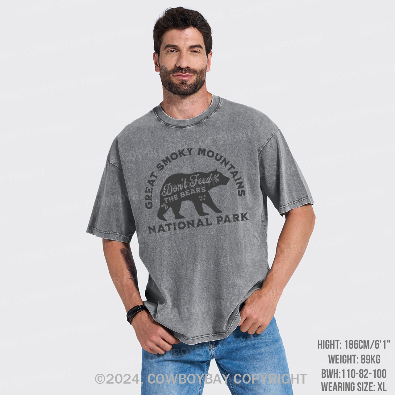 Don't Feed The Bears Garment-dye Tees