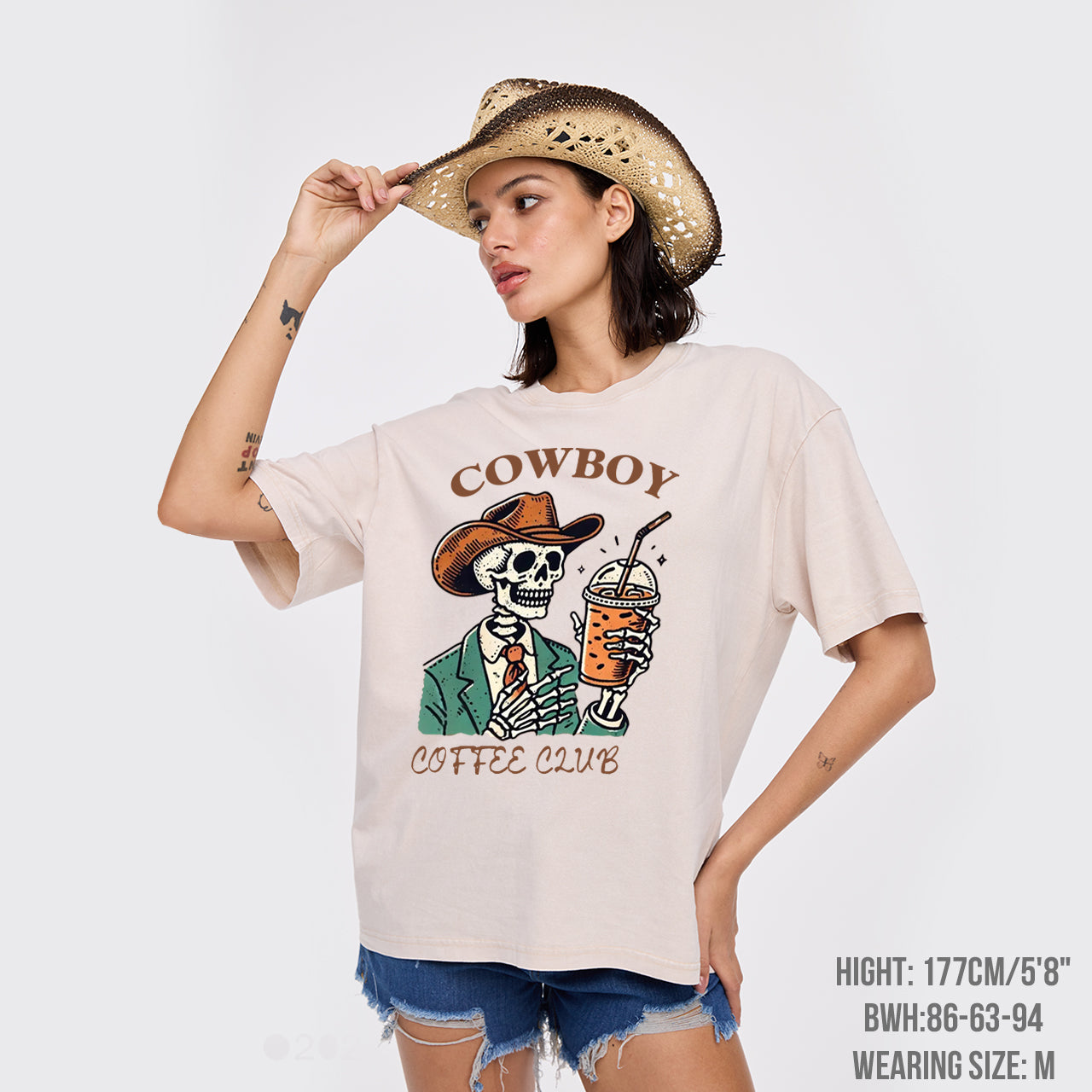 Cowboy Coffee Club Garment-dye Tees